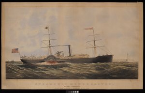 Dampfschiff Morrocastle, R Adams Kommandant, gebaut für Spofford Tileston & Co