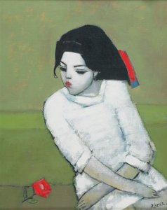 Lizzie in Weiß