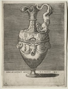 Kanne verziert mit Delfinen, 1543
