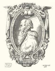 Pietro Bembo, italienischer Gelehrter, Dichter und Kardinal von Enea Vico