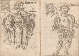 König Johann [rechte Seite] von English 16th Century