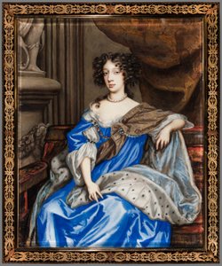 Porträt von Maria von Modena, ca. 1673 von English Nicholas Dixon c. 1645¨after 1708.