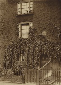 23 Hercules Road, Lambeth, Wohnsitz von William Blake von 1793 bis 1796 (s/w Foto) von English Photographer