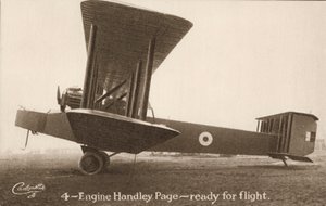 4-Motoriges Handley Page Flugzeug, flugbereit von English Photographer