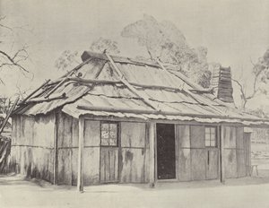 Eine Rindenhütte von English Photographer