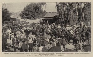 Begräbnis eines Burenführers in Pretoria von English Photographer