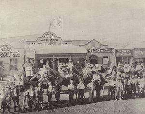 Ein Kamelzug, Coolgardie, Westaustralien