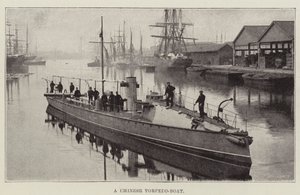 Ein chinesisches Torpedoboot von English Photographer