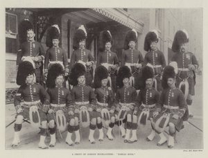 Eine Gruppe von Gordon Highlanders, Dargai Boys