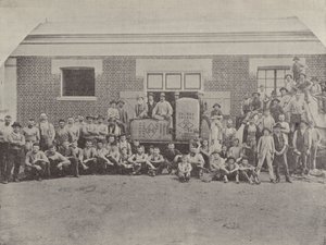 Eine Gruppe von Scherern von English Photographer