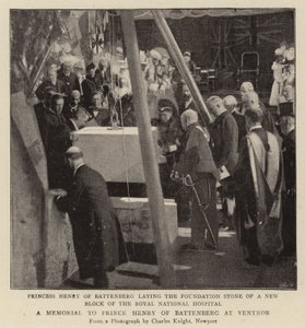 Ein Denkmal für Prinz Heinrich von Battenberg in Ventnor von English Photographer
