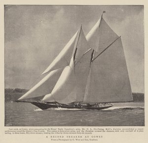 Ein Rekordbrecher in Cowes von English Photographer