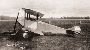 Ein Sopwith Tabloid, einsitziger Aufklärungs-Doppeldecker, verwendet während des Ersten Weltkriegs, aus The Illustrated War News, 1915 von English Photographer
