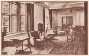Ein Gemeinschaftsraum in Crosby Hall, Cheyne Walk von English Photographer