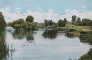 Abingdon Wehr und Schleuse
