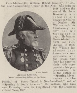 Admiral Kennedy, neuer Kommandant am Nore von English Photographer