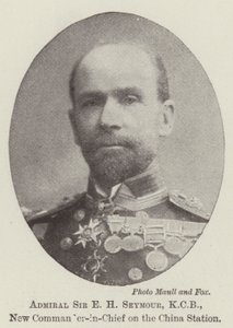 Admiral Sir E H Seymour, KCB, neuer Oberbefehlshaber auf der China-Station