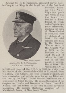 Admiral Sir E R Fremantle, Marine-ADC des Königs von English Photographer