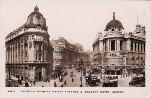 Aldwych, London, Gaiety Theatre, Waldorf Hotel von English Photographer