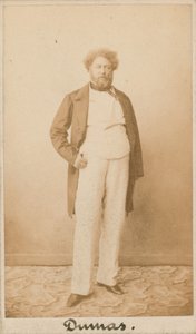 Alexandre Dumas, Schriftsteller von English Photographer