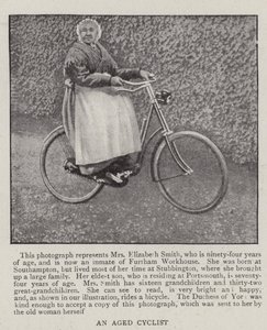Ein betagter Radfahrer von English Photographer