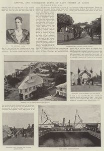 Ankunft und anschließender Tod von Lady Carter in Lagos von English Photographer