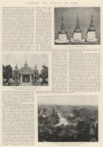 Bangkok, die Hauptstadt von Siam von English Photographer