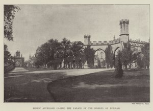 Bishop Auckland Castle, der Palast der Bischöfe von Durham von English Photographer