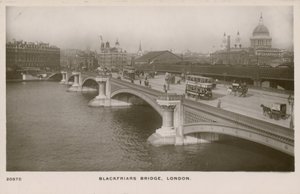Blackfriars Bridge, London von English Photographer