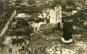 Bombenbeschädigtes Gebiet von London