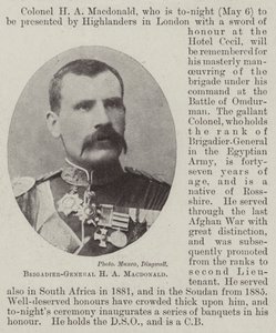 Brigadegeneral H. A. Macdonald von English Photographer