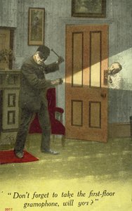 Ein Einbrecher auf frischer Tat ertappt von English Photographer
