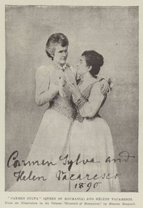 Carmen Sylva (Königin von Rumänien) und Helene Vacaresco von English Photographer