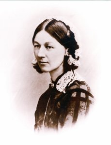 Carte de Visite Fotografie von Florence Nightingale, von H. Lenthall, ca. 1856 von English Photographer