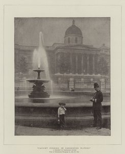 Beim Angeln in geschützten Gewässern erwischt, eine Tragödie auf dem Trafalgar Square von English Photographer