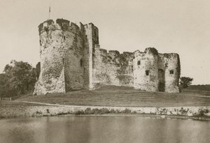 Chepstow Castle, vom Wassergraben von English Photographer