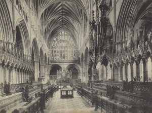 Chor der Kathedrale von Exeter, Devon von English Photographer
