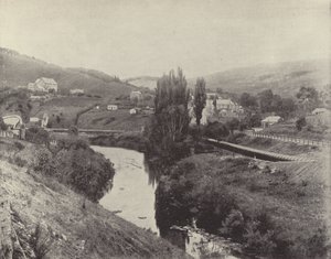 Clarendon, zeigt Rohrleitung, Adelaide Wasserversorgung von English Photographer