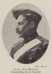 Oberst Burn-Murdoch, Kommandant der Royal Dragoons von English Photographer
