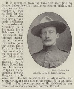 Oberst R. S. S. Baden-Powell von English Photographer