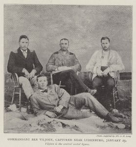 Kommandant Ben Viljoen, gefangen in der Nähe von Lydenburg, 25. Januar von English Photographer