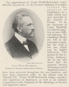 Graf Wolff-Metternich, zukünftiger deutscher Botschafter in Großbritannien von English Photographer