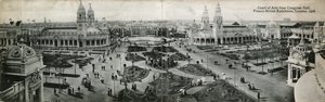 Kunsthof vom Kongresssaal, Franco-Britische Ausstellung, London, 1908 von English Photographer
