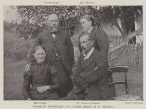 Cronje im Ruhestand, die neueste Gruppe auf St. Helena von English Photographer