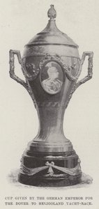 Pokal des deutschen Kaisers für das Dover-Helgoland-Yachtrennen