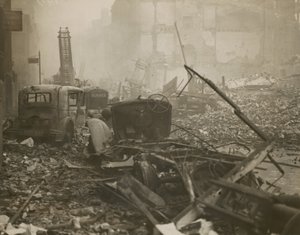 Schäden in der Stadt London