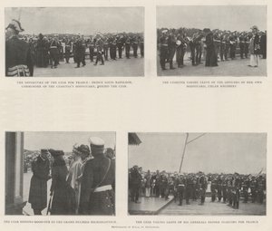 Abreise des Zaren und der Zarin nach Frankreich von English Photographer
