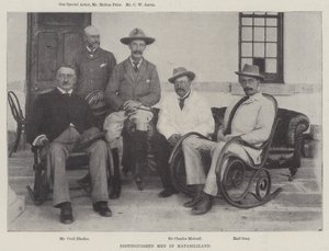 Berühmte Männer in Matabililand von English Photographer