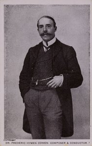 Dr. Frederic Hymen Cowen, Komponist, Pianist und Dirigent (1852-1935) von English Photographer