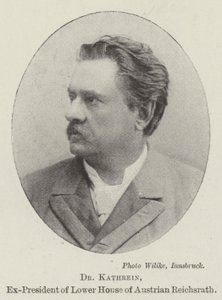 Dr. Kathrein, Ex-Präsident des Unterhauses des österreichischen Reichsrats von English Photographer